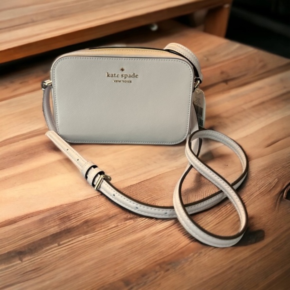 NWT Kate Spade Staci Mini Camera Crossbody Purse - Lilac Moon
